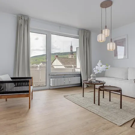 公寓 Home4now Ruedesheim - Zentral - Gemuetlich - Panorama 吕德斯海姆